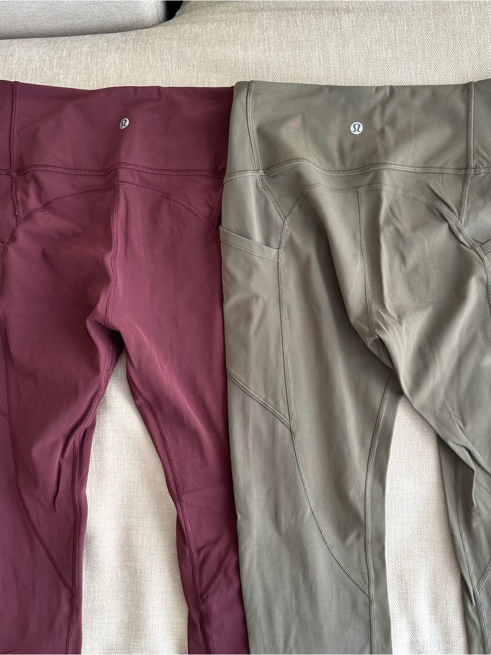 lululemon athletica Kids Leggings in Plum and Olive